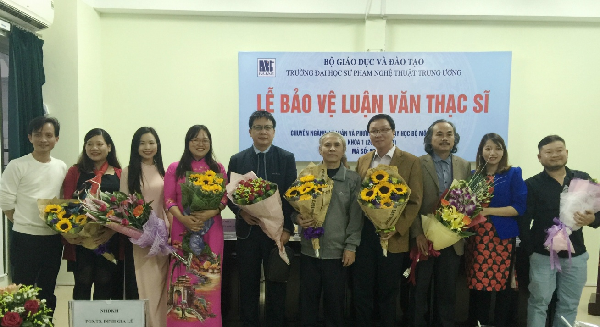 Lễ bảo vệ luận văn tốt nghiệp Thạc sĩ chuyên ngành Lý luận và Phương pháp dạy học Mỹ thuật