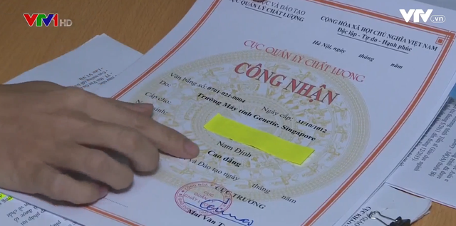 Bộ GD&ĐT phát giác nhiều văn bằng giả do nước ngoài cấp