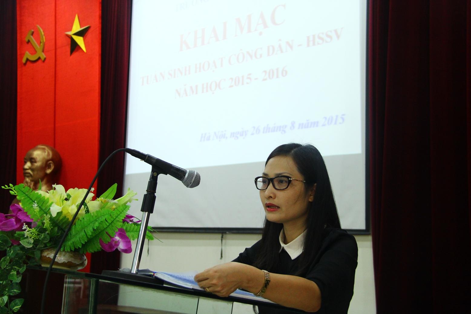 Tuần sinh hoạt công dân Học sinh, Sinh viên năm học 2015 - 2016
