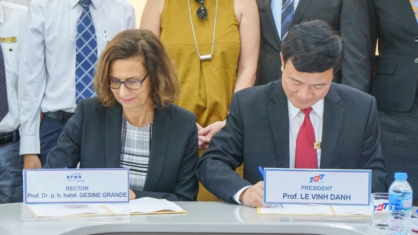 Đại học khoa học ứng dụng Leipzig ký hợp tác toàn diện với Đại học Tôn Đức Thắng