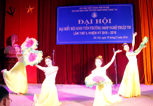 Đại hội Đại biểu Hội Sinh viên Trường ĐHSP Nghệ thuật TW khóa V, nhiệm kỳ 2016-2018