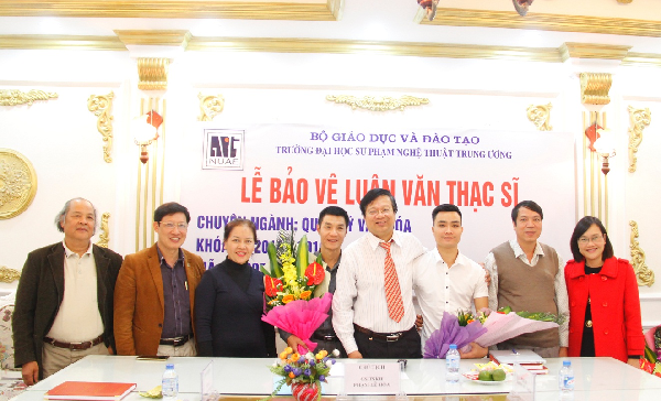 Lễ bảo vệ luận văn Thạc sĩ của hai học viên Nguyễn Thế Song và Lê Đức Anh