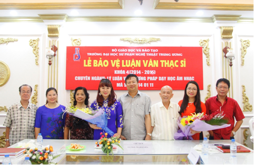 Lễ bảo vệ luận văn Thạc sĩ của hai học viên Nguyễn Thị Thùy Dương và Dương Thị Mai