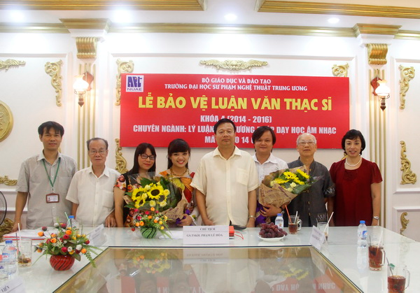 Lễ bảo vệ luận văn Thạc sĩ của hai học viên Nguyễn Minh Thái và Lê Duy Linh