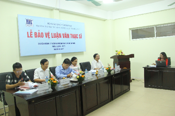 Lễ bảo vệ luận văn Thạc sĩ chuyên ngành Lý luận và Phương pháp dạy học âm nhạc