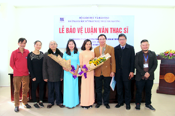 Lễ bảo vệ luận văn Thạc sĩ chuyên ngành Lý luận và Phương pháp dạy học bộ môn Mỹ thuật