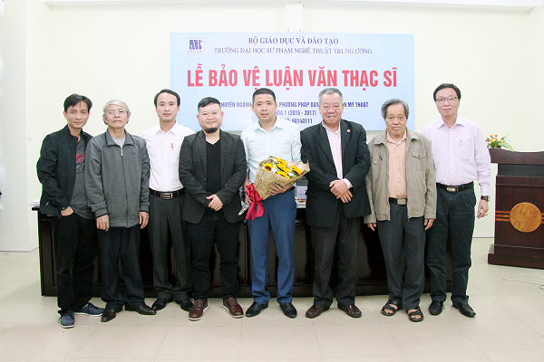 Lễ bảo vệ luận văn Thạc sĩ chuyên ngành Lý luận và Phương pháp dạy học bộ môn Mỹ thuật