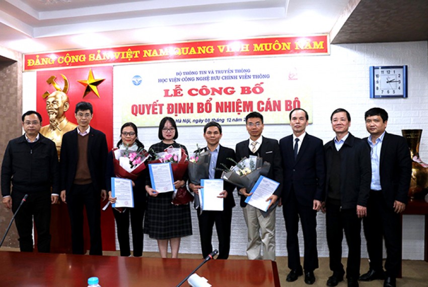 Lễ công bố quyết định bổ nhiệm cán bộ