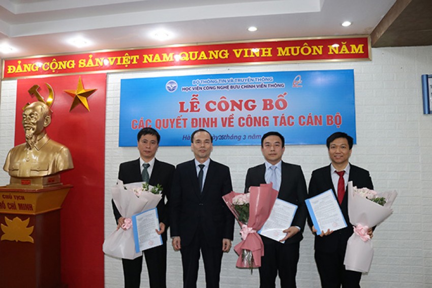 Lễ công bố các quyết định về bổ nhiệm cán bộ