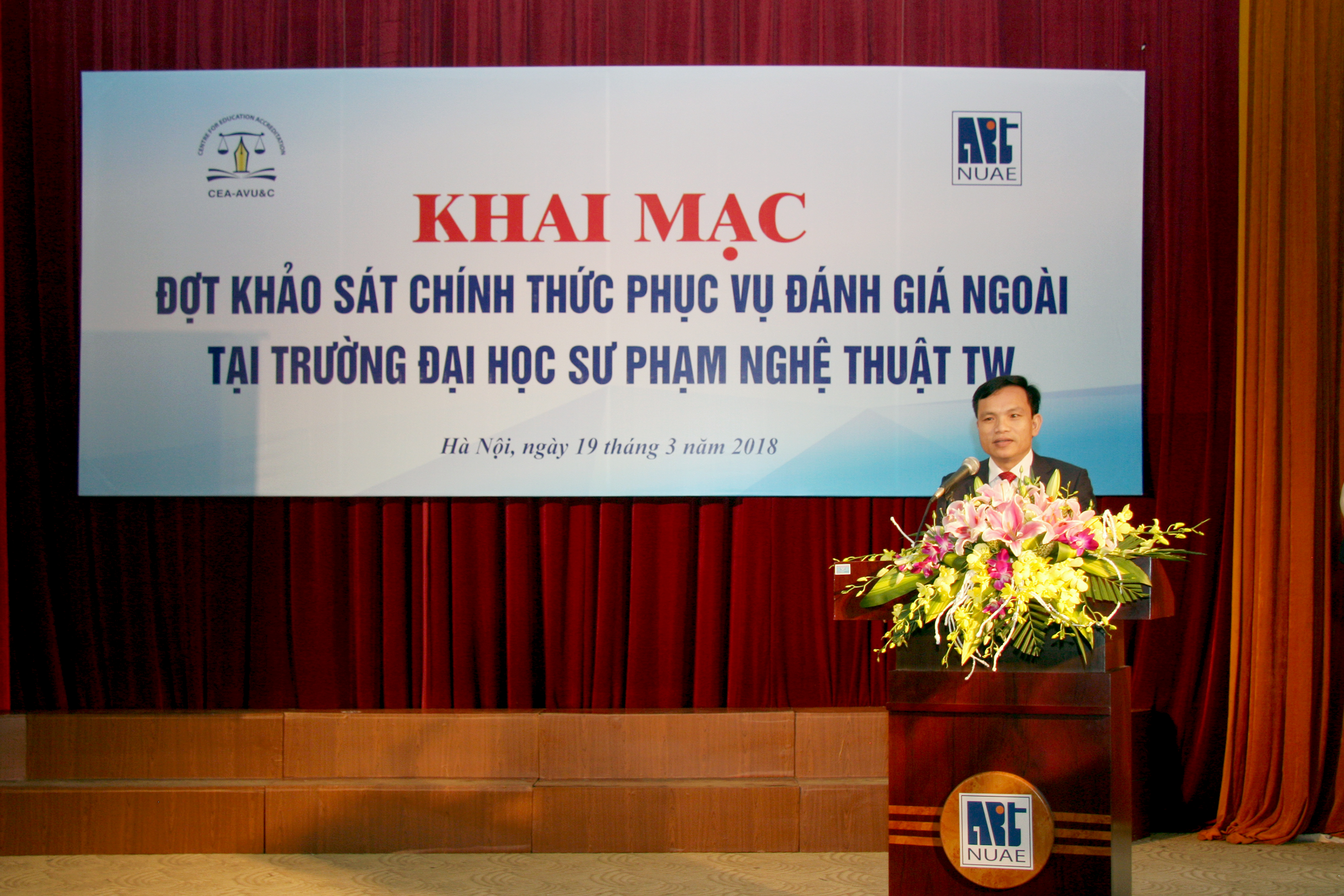 Trường ĐH Sư phạm Nghệ thuật TW khai mạc đợt đánh giá ngoài