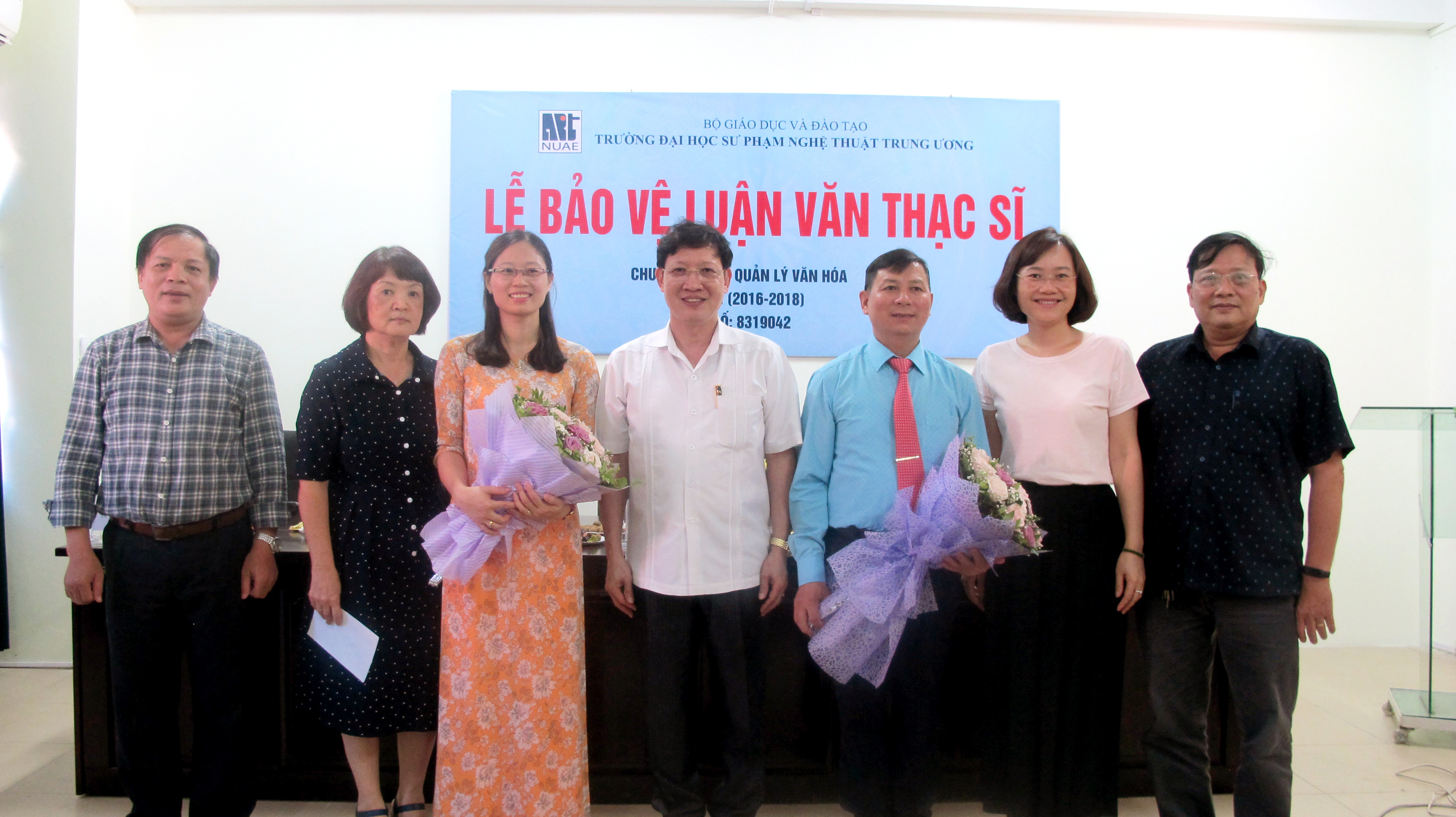 Lễ bảo vệ luận văn Thạc sĩ chuyên ngành Quản lý Văn hóa