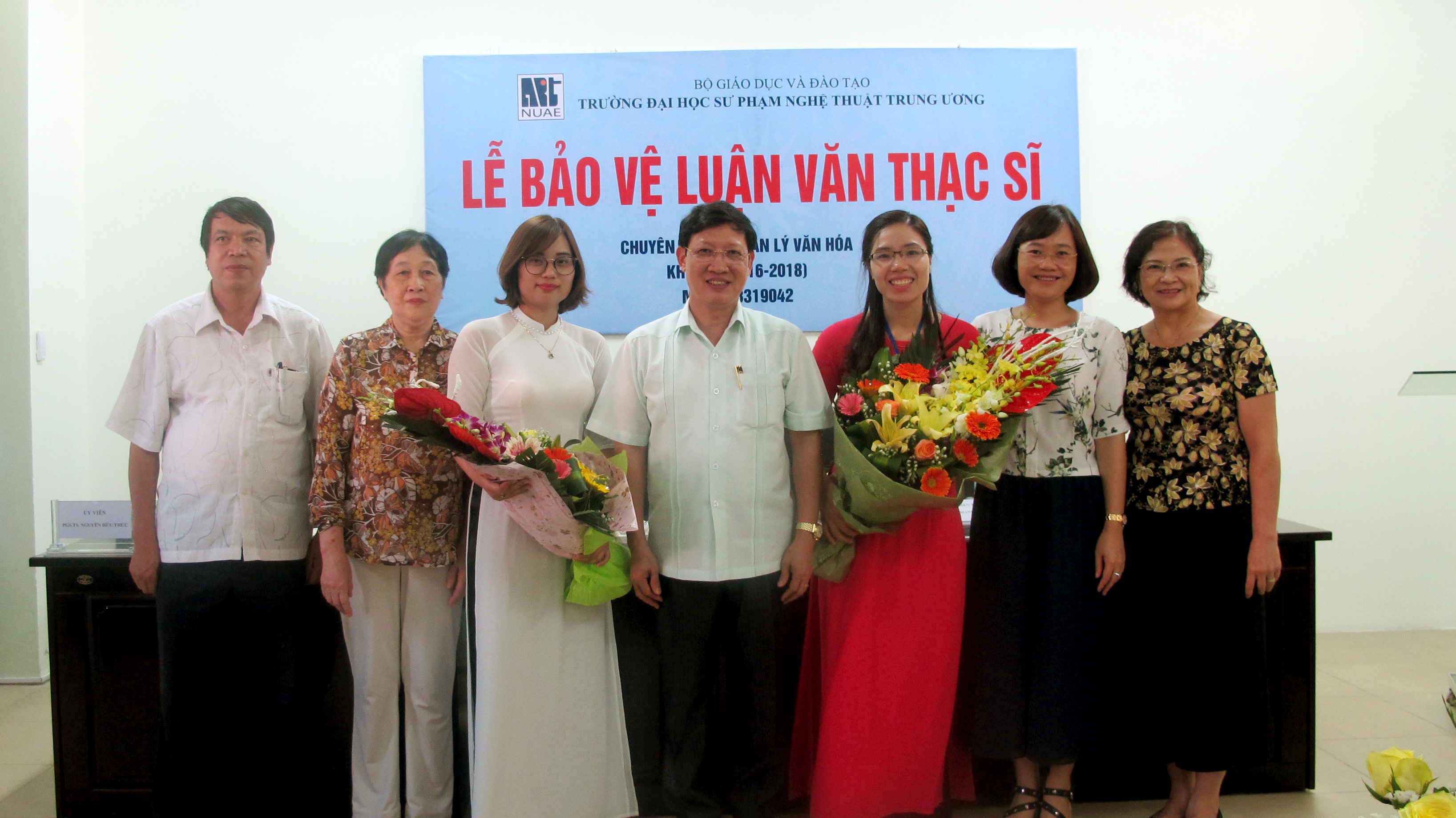 Lễ bảo vệ luận văn Thạc sĩ chuyên ngành Quản lý Văn hóa