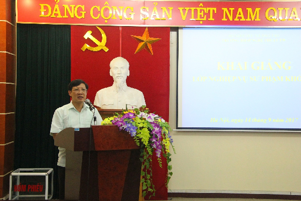 Khai giảng lớp Nghiệp vụ sư phạm khóa 15