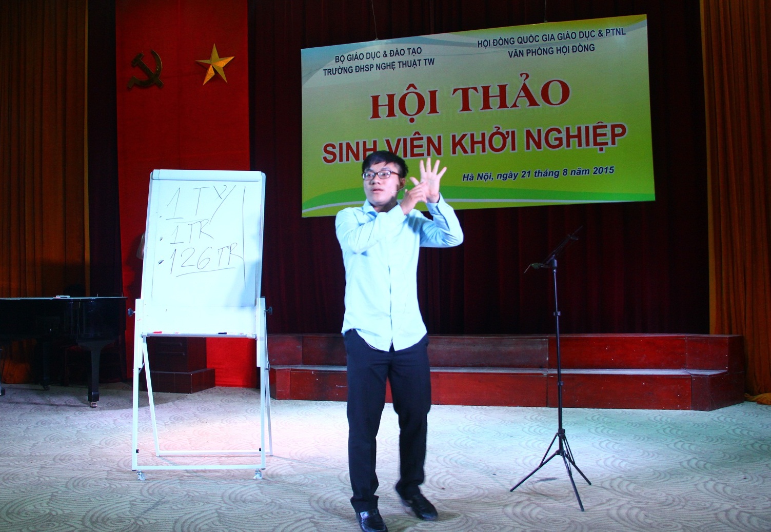 Hội thảo sinh viên khởi nghiệp tại Trường ĐHSP Nghệ thuật TW