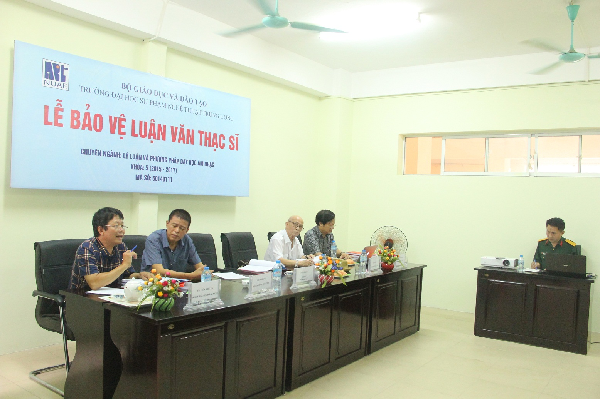 Lễ bảo vệ luận văn Thạc sĩ  chuyên ngành Lý luận và Phương pháp dạy học âm nhạc