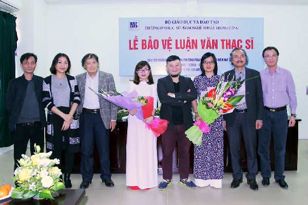 Lễ bảo vệ luận văn Thạc sĩ chuyên ngành Lý luận và Phương pháp dạy học bộ môn Mỹ thuật