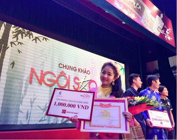 Sinh viên Trường Đại học Sư phạm Nghệ thuật TW giành giải Nhất và giải Ấn tượng cuộc thi “Ngôi sao dân ca năm 2016”
