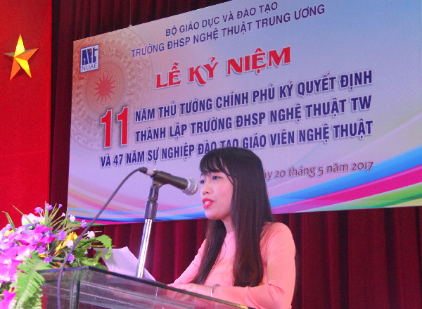 Lễ kỷ niệm 47 năm sự nghiệp đào tạo giáo viên nghệ thuật và 11 năm ngày Thủ tướng Chính phủ ký Quyết định thành lập Trường Đại học Sư phạm Nghệ thuật Trung ương