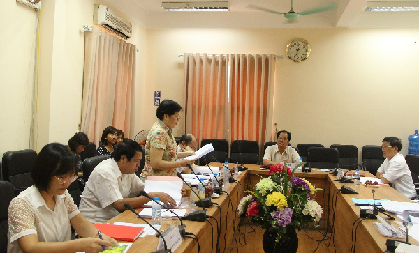 Lễ bảo vệ luận văn Thạc sĩ của hai học viên Lê Công Khải và Đỗ Thị Phương