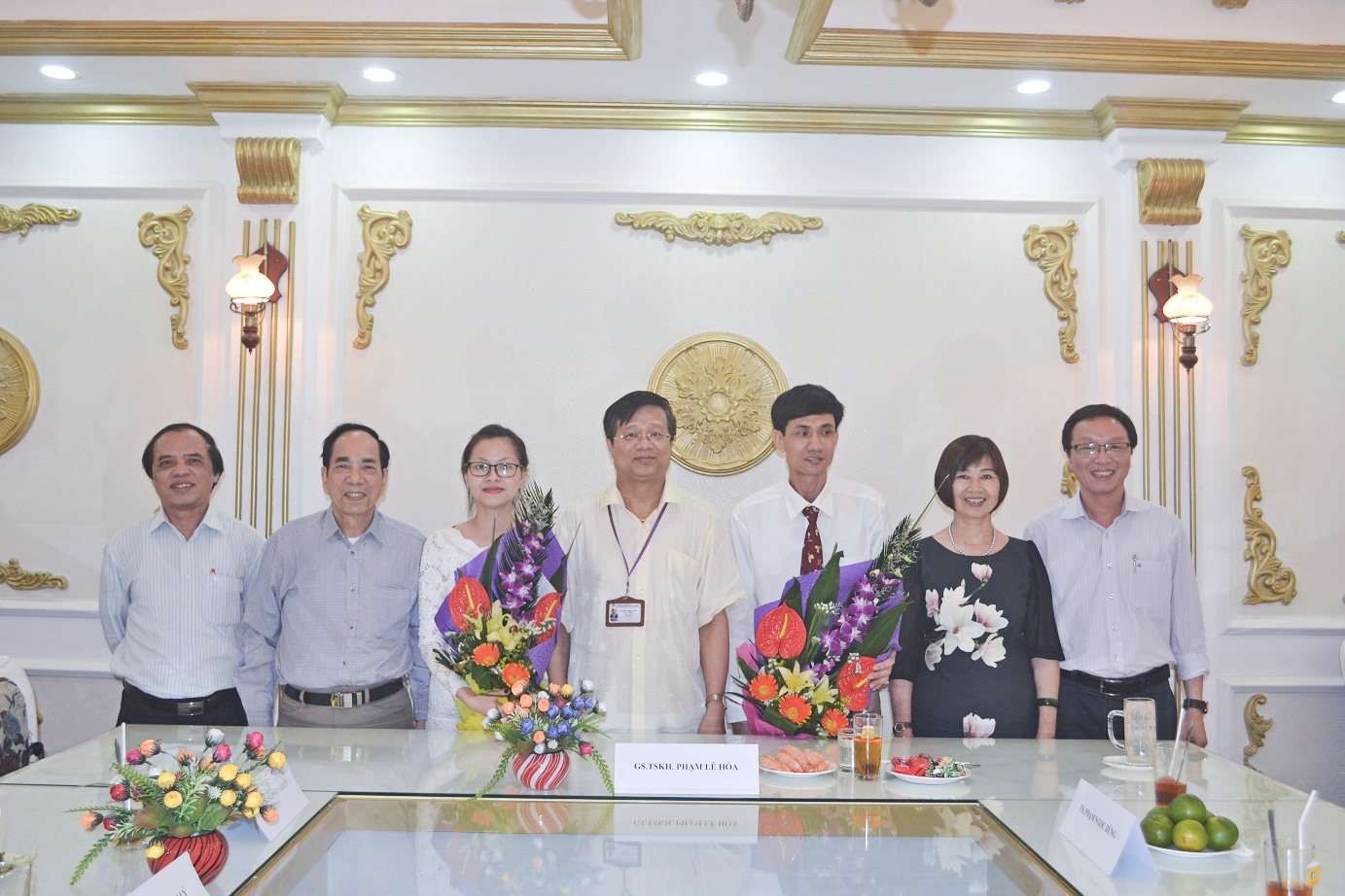 Lễ bảo vệ luận văn Thạc sĩ  của hai học viên Quyền Minh Hoàng Phương và Vũ Đức Minh