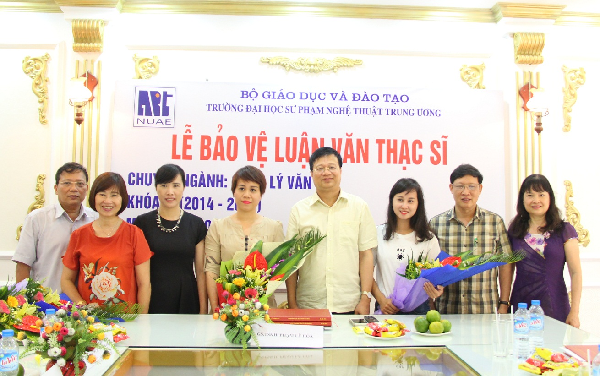 Lễ bảo vệ luận văn Thạc sĩ của hai học viên Lê Thị Phương Anh và Vũ Thị Kim Ga