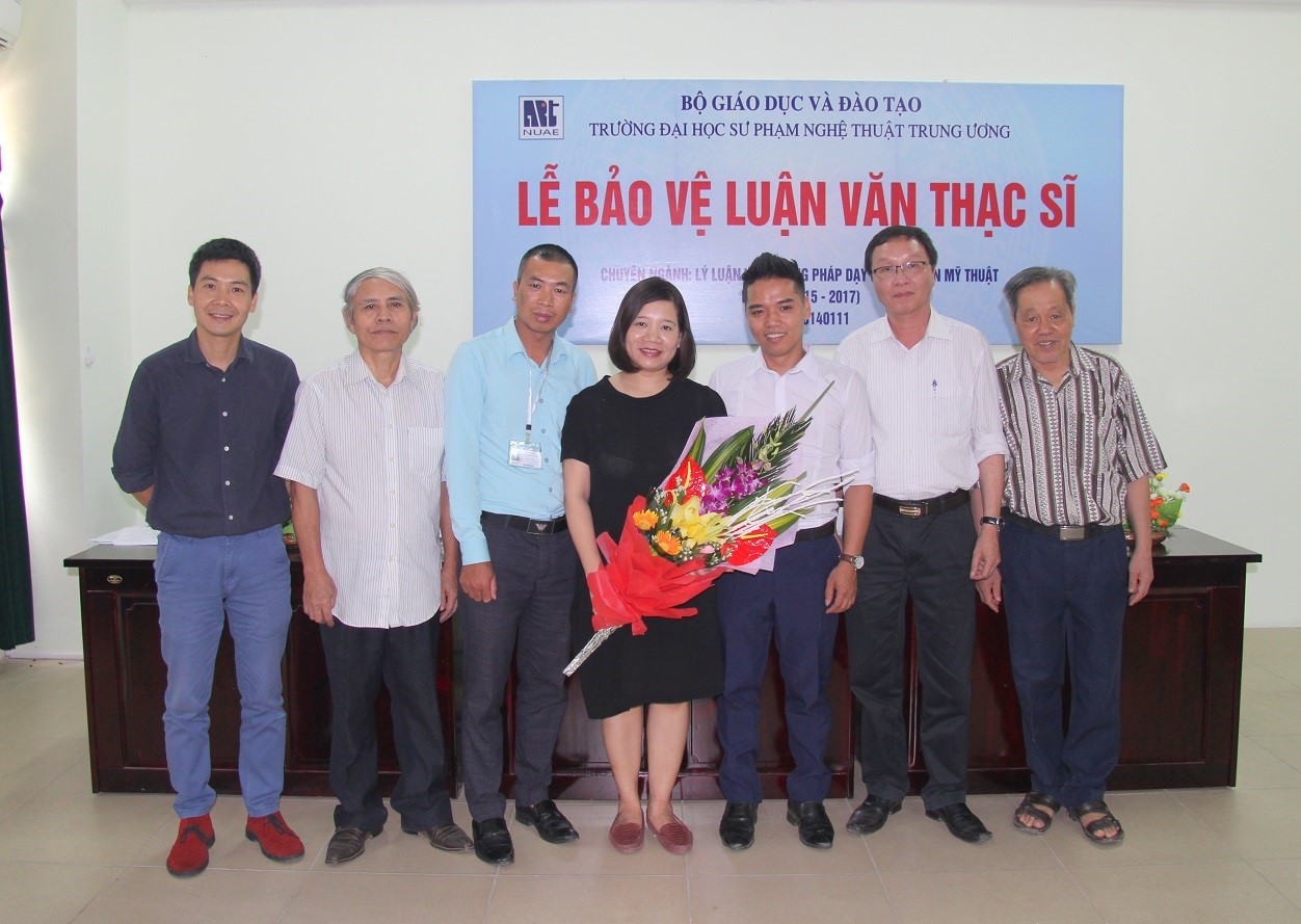 Lễ bảo vệ luận văn Thạc sĩ chuyên ngành Lý luận và Phương pháp dạy học bộ môn Mỹ thuật