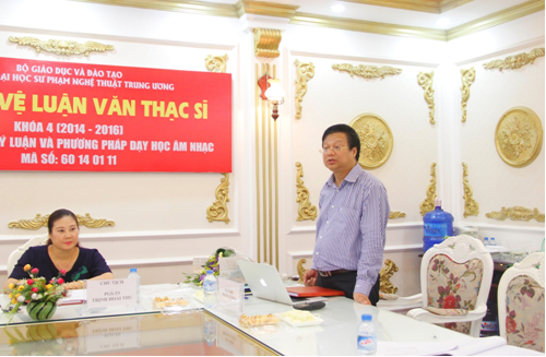 Lễ bảo vệ luận văn Thạc sĩ của học viên Nguyễn Thị Quỳnh Trang