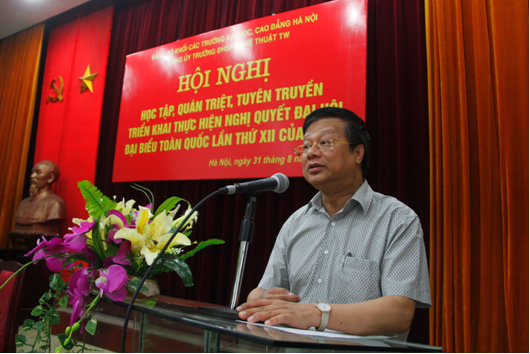 Hội nghị Học tập, quán triệt, tuyên truyền, triển khai thực hiện Nghị quyết Đại hội Đại biểu Toàn quốc lần thứ XII của Đảng