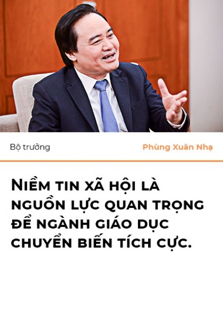 Bo truong Phung Xuan Nha: 'Niem tin xa hoi la nguon luc cua giao duc' hinh anh 16
