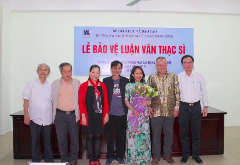 Lễ bảo vệ luận văn Thạc sĩ chuyên ngành Lý luận và Phương pháp dạy học bộ môn Mỹ thuật