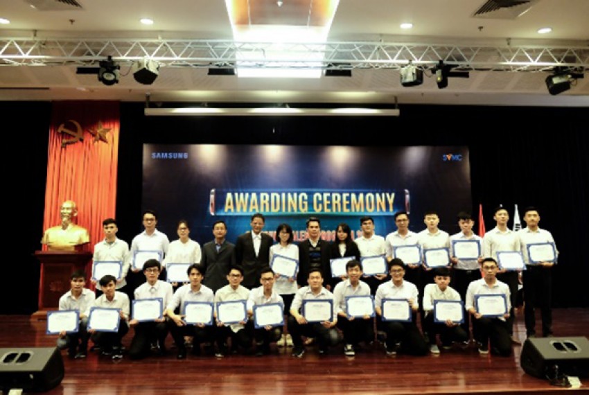 22 sinh viên Học viện Công nghệ Bưu chính Viễn thông  nhận học bổng tài năng Samsung STP 2020