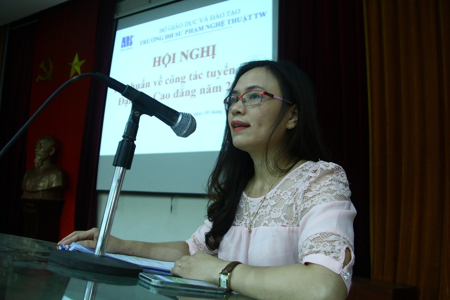 Hội nghị tập huấn công tác tuyển sinh năm 2015