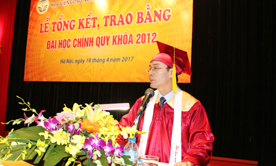 Lễ tổng kết và trao bằng tốt nghiệp hệ đại học chính quy khóa 2012-2017