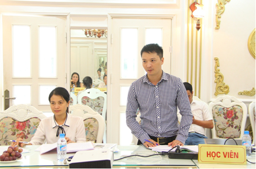 Lễ bảo vệ luận văn Thạc sĩ của hai học viên Phùng Hoàng Việt và Đào Văn Thực