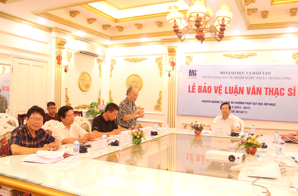 Lễ bảo vệ luận văn Thạc sĩ của học viên Nguyễn Thu Hà