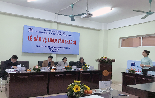 Lễ bảo vệ luận văn Thạc sĩ chuyên ngành Lý luận và Phương pháp dạy học bộ môn Mỹ thuật