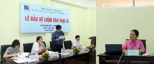 Lễ bảo vệ luận văn Thạc sĩ chuyên ngành Quản lý văn hóa