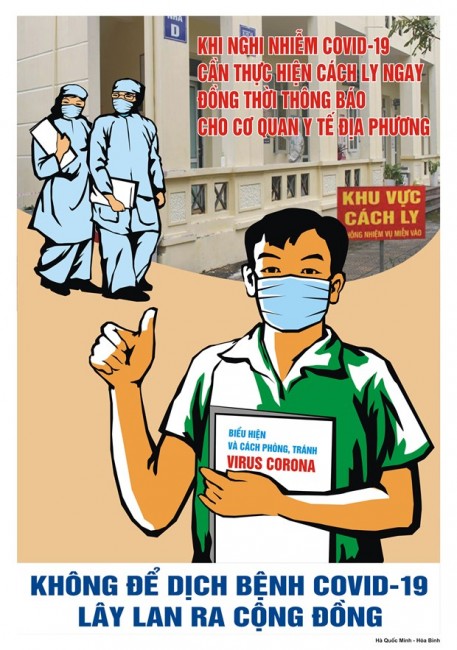 Hoa sy Viet hao hung ve tranh co dong phong, chong dich COVID-19 hinh anh 7