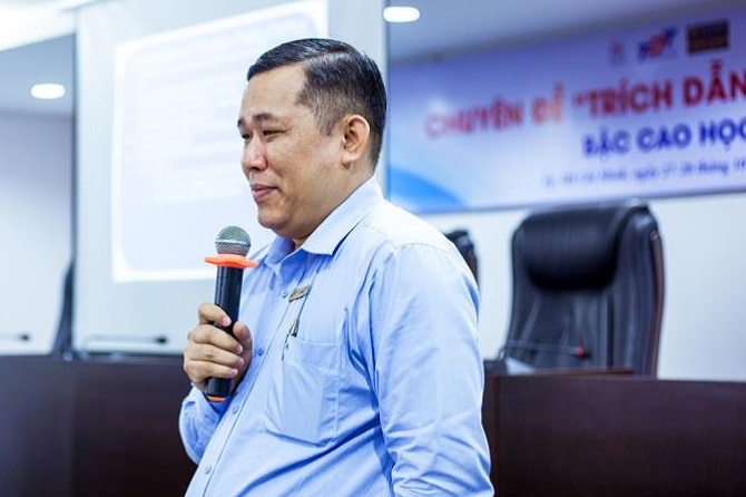 Tổ chức chuyên đề: “Trích dẫn khoa học” cho học viên các chương trình giáo dục bậc cao học