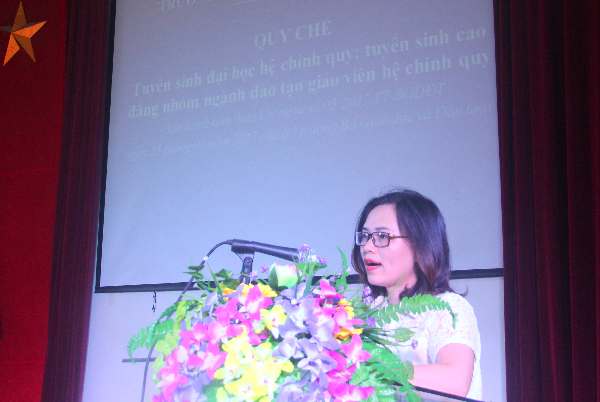 Hội nghị tập huấn công tác tuyển sinh năm 2017