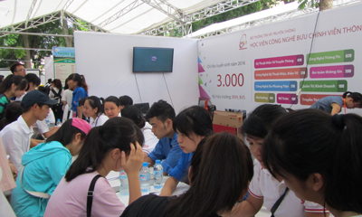Học viện Công nghệ Bưu chính Viễn thông tham gia Ngày hội tư vấn tuyển sinh đại học chính quy 2016