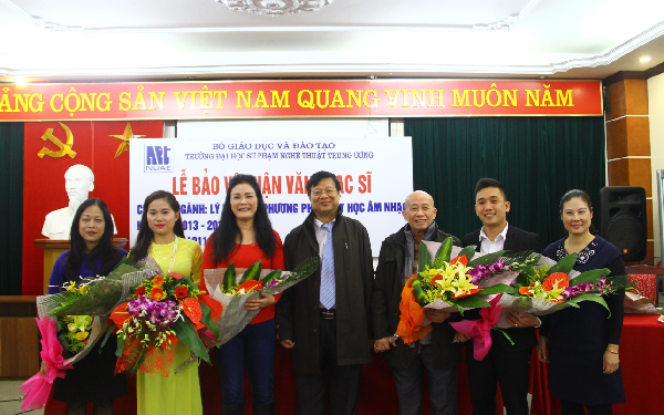 Lễ bảo vệ luận văn Thạc sĩ khóa III chuyên ngành Lý luận và Phương pháp dạy học Âm nhạc