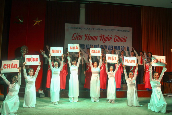 Liên hoan nghệ thuật chào mừng ngày Nhà giáo Việt Nam 20/11